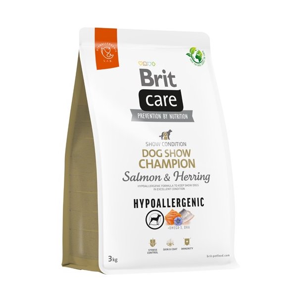 Brit Care Dog Hypoallergenic Dog Show Champion Salmon 3 kg