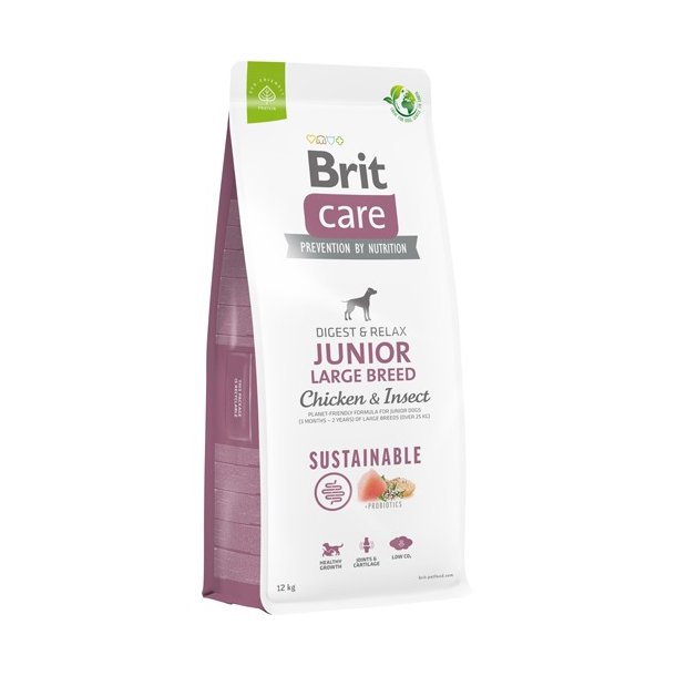 Brit Care Dog Sustainable Junior Large Breed Chicken 12 kg