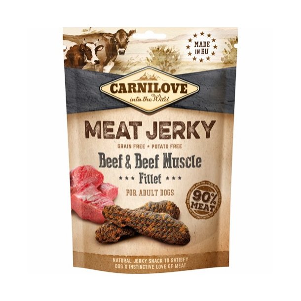 Carnilove Jerky Beef &amp; Beef Muscle Fillet 